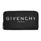 Givenchy Black Iconic Zip Wallet