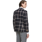 Thom Browne Navy Wool Hunting Blazer