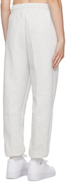 Nike Gray Double-Faced Lounge Pants