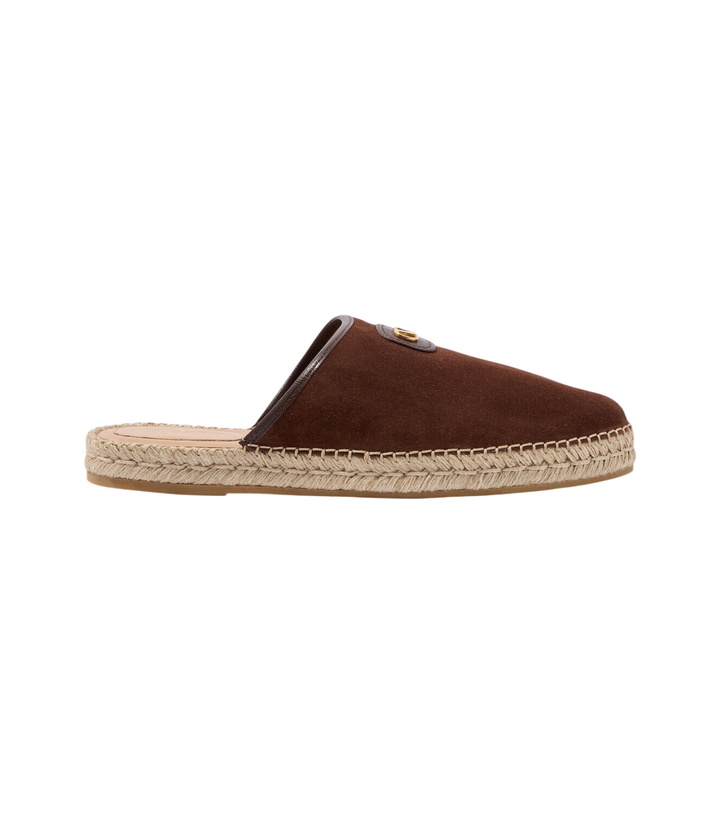 Photo: Valentino Garavani Palm Avenue VLogo suede mules