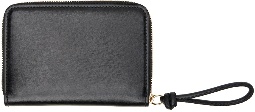 Jil Sander Black Pocket Zip Around Wallet Jil Sander