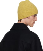 Dries Van Noten Yellow Alpaca Blend Beanie