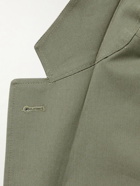 Canali - Kei Slim-Fit Cotton-Blend Twill Suit Jacket - Green