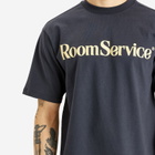 Late Checkout Men's Room Service T-Shirt in Navy