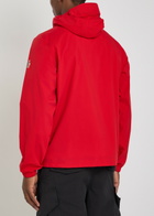 Moncler Grenoble Shipton Waterproof Packable Hooded Nylon Jacket Red