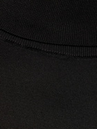 RALPH LAUREN COLLECTION Long Sleeve Cropped Silk Knit Top