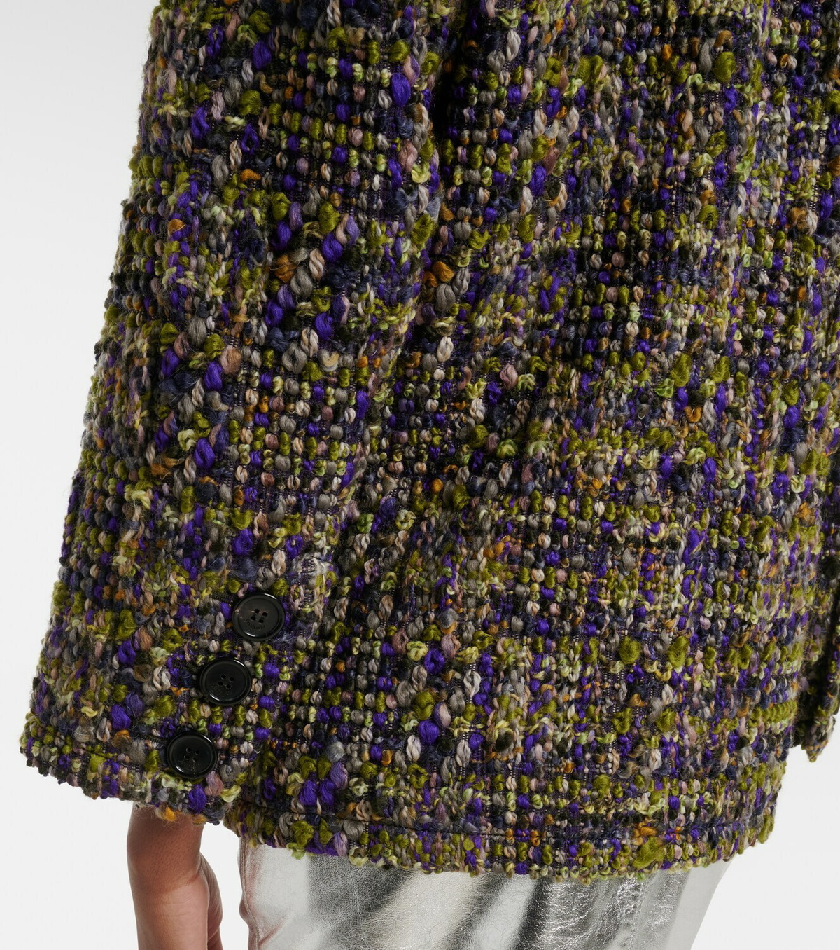 Saint Laurent Wool-blend tweed blazer
