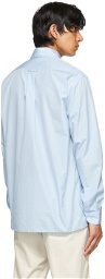 Barena Blue Libarol Bagio Shirt