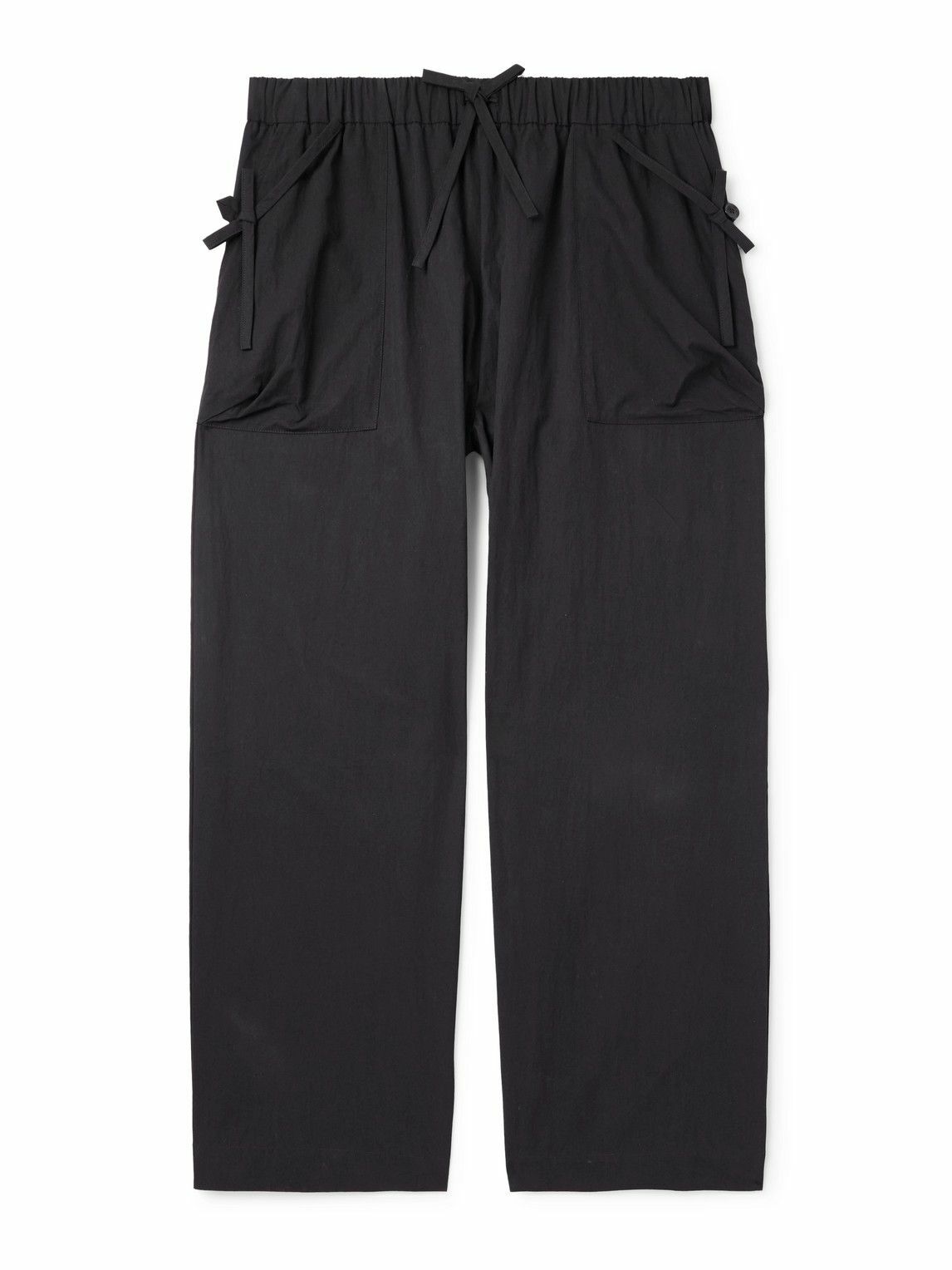 Simone Rocha Black Wide-Leg Trousers Simone Rocha