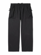 Simone Rocha - Straight-Leg Bow-Detailed Cotton-Blend Cargo Trousers - Gray