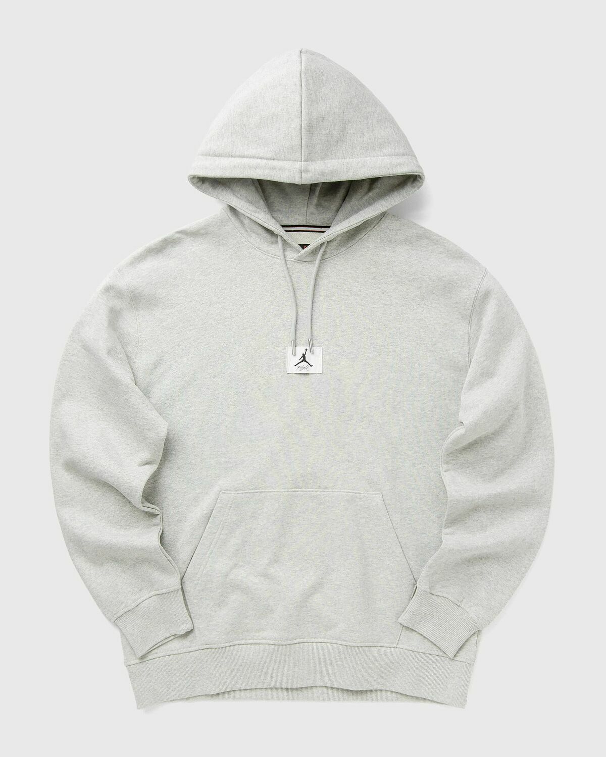 Jordan Flight Fleece Pullover Hoodie Grey Mens Hoody