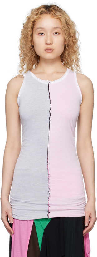 Photo: Edward Cuming White Ruched Tank Top