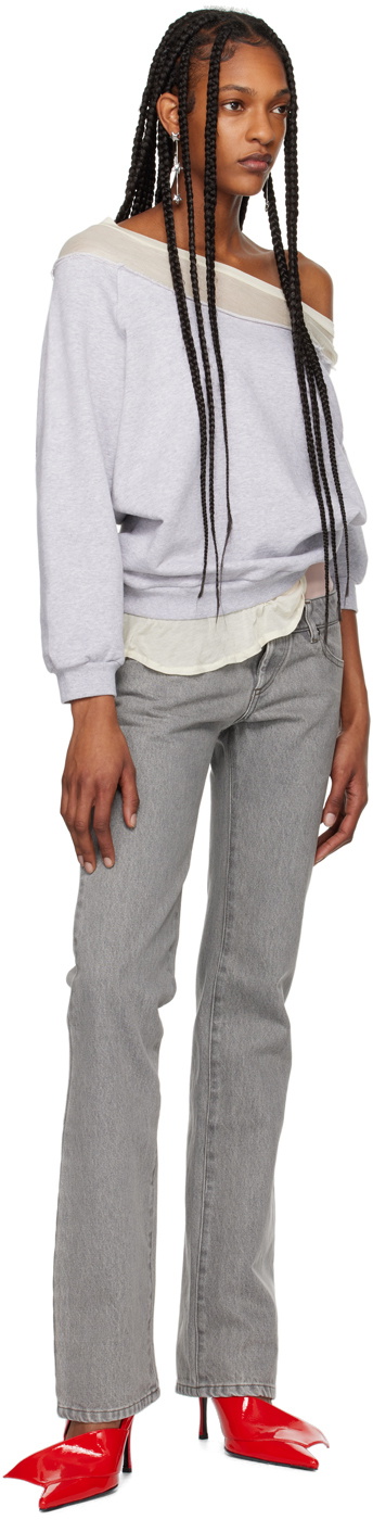 ALL-IN Gray Double Jeans