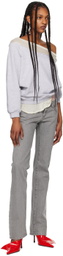 ALL-IN Gray Double Jeans