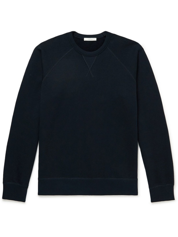 Photo: THE ROW - Sal Loopback Cotton-Jersey Sweatshirt - Black