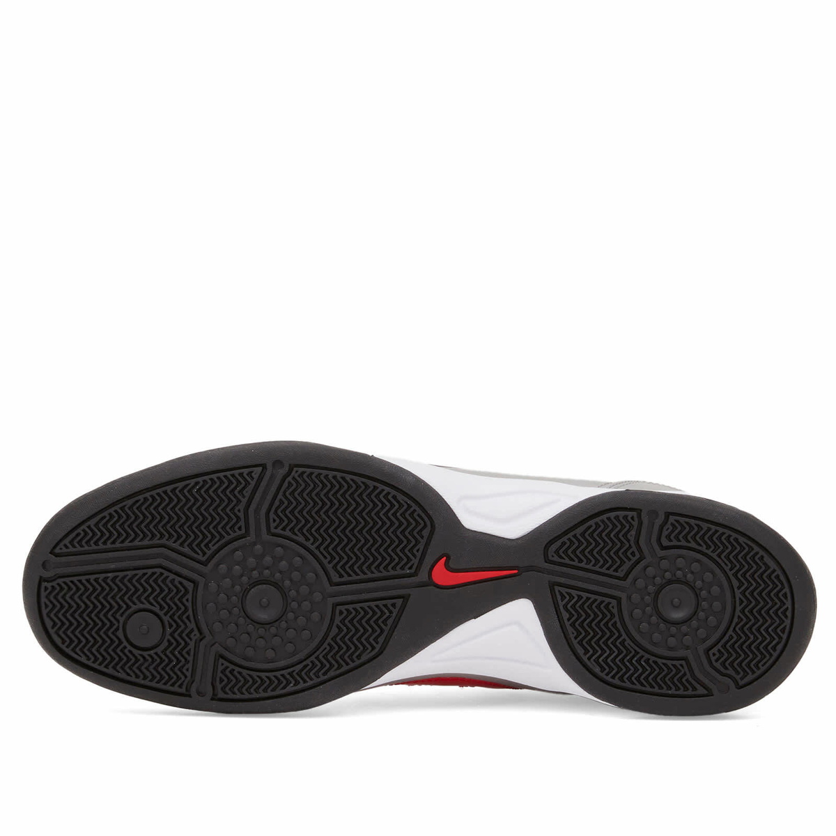 Nike T90 SP Sneaker in Silver/Black/Red