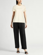 Moncler Womens T-shirt Cream