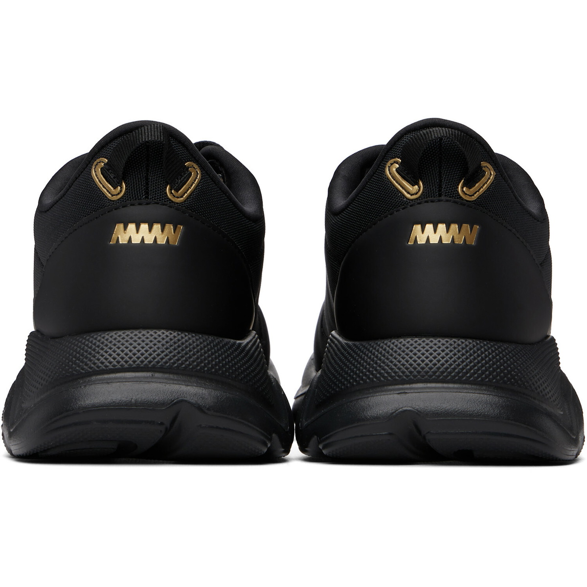 Hugo Black Logo Stamp Sneakers