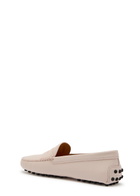 Tods Gommino Grained Leather Loafers Pink