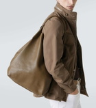 Loro Piana Bale Extra Large leather tote bag