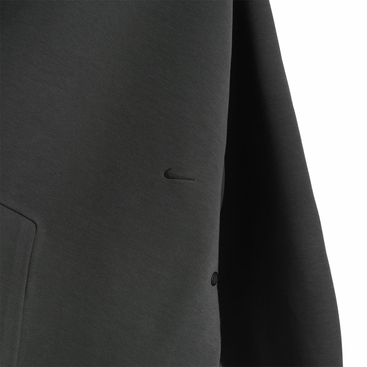 Nike Men's Full Zip Tech Fleece Hoodie in Anthracite/Black
