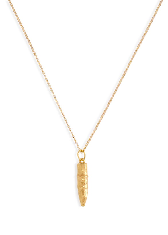 Photo: Alighieri The Mini Annotator 24kt Gold-plated Necklace - One Size