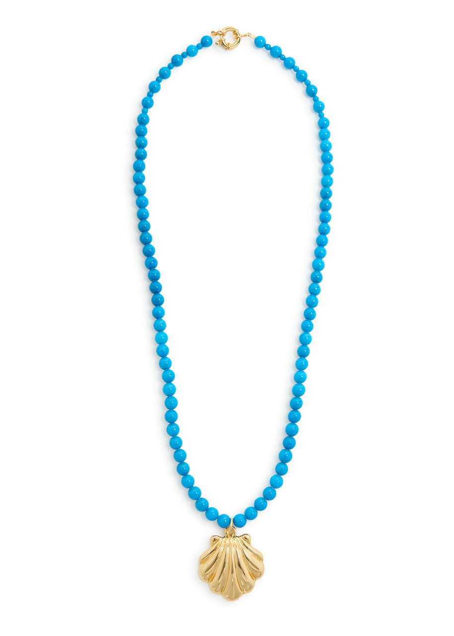 Timeless Pearly Beaded 24kt Gold-plated Necklace - One Size