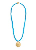Timeless Pearly Beaded 24kt Gold-plated Necklace - One Size