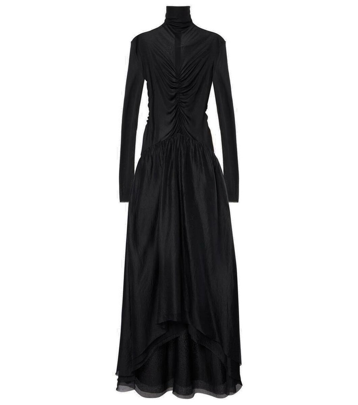 Photo: Jacques Wei Gathered maxi dress