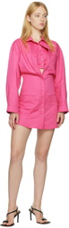 Jacquemus Pink 'La Robe Baunhilha' Minidress