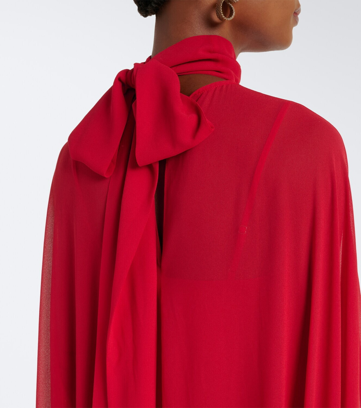 De La Vali Socorro chiffon maxi dress