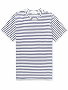 Save Khaki United - Striped Cotton-Blend Jersey T-Shirt - Blue