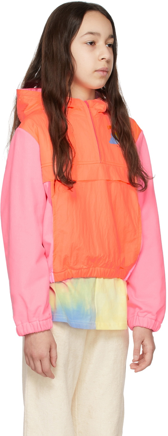 Luckytry Kids Pink Windbreaker Sweatshirt