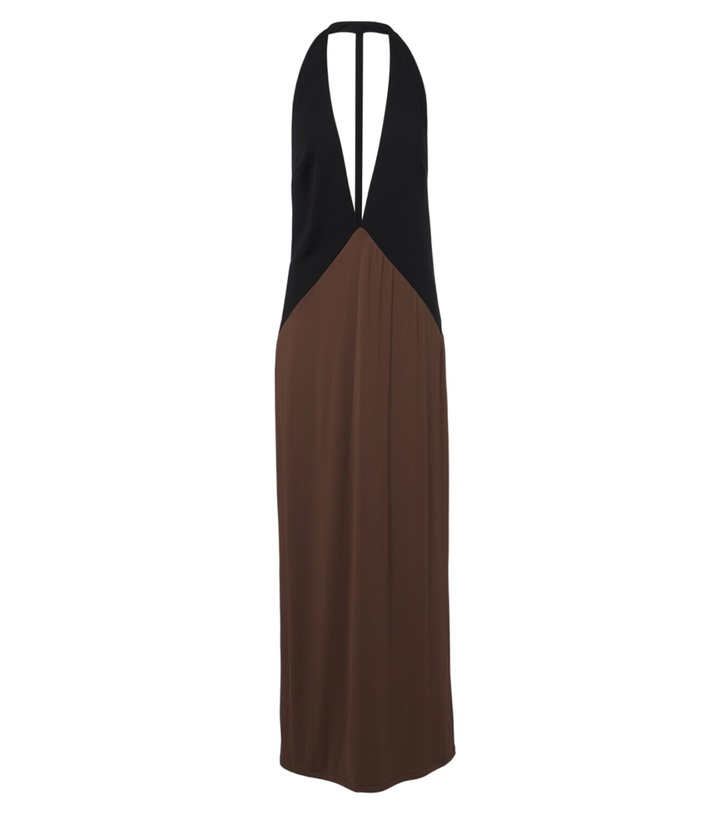 Photo: Adriana Degreas Halterneck jersey maxi dress