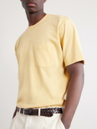 Beams Plus - Embroidered Cotton Polo Shirt - Yellow