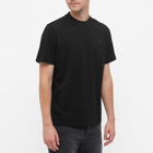 Moncler Men's Rubber Patch Logo T-Shirt in Black