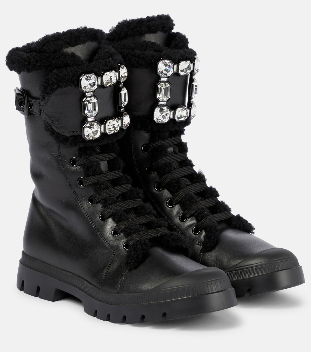 Roger vivier shop combat boots