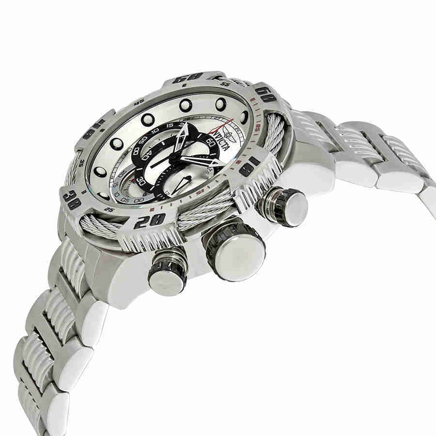 Invicta Speedway Chronograph Silver Dial Mens Watch 25479