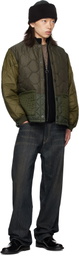 Barbour Khaki Cording Quilted Jacket