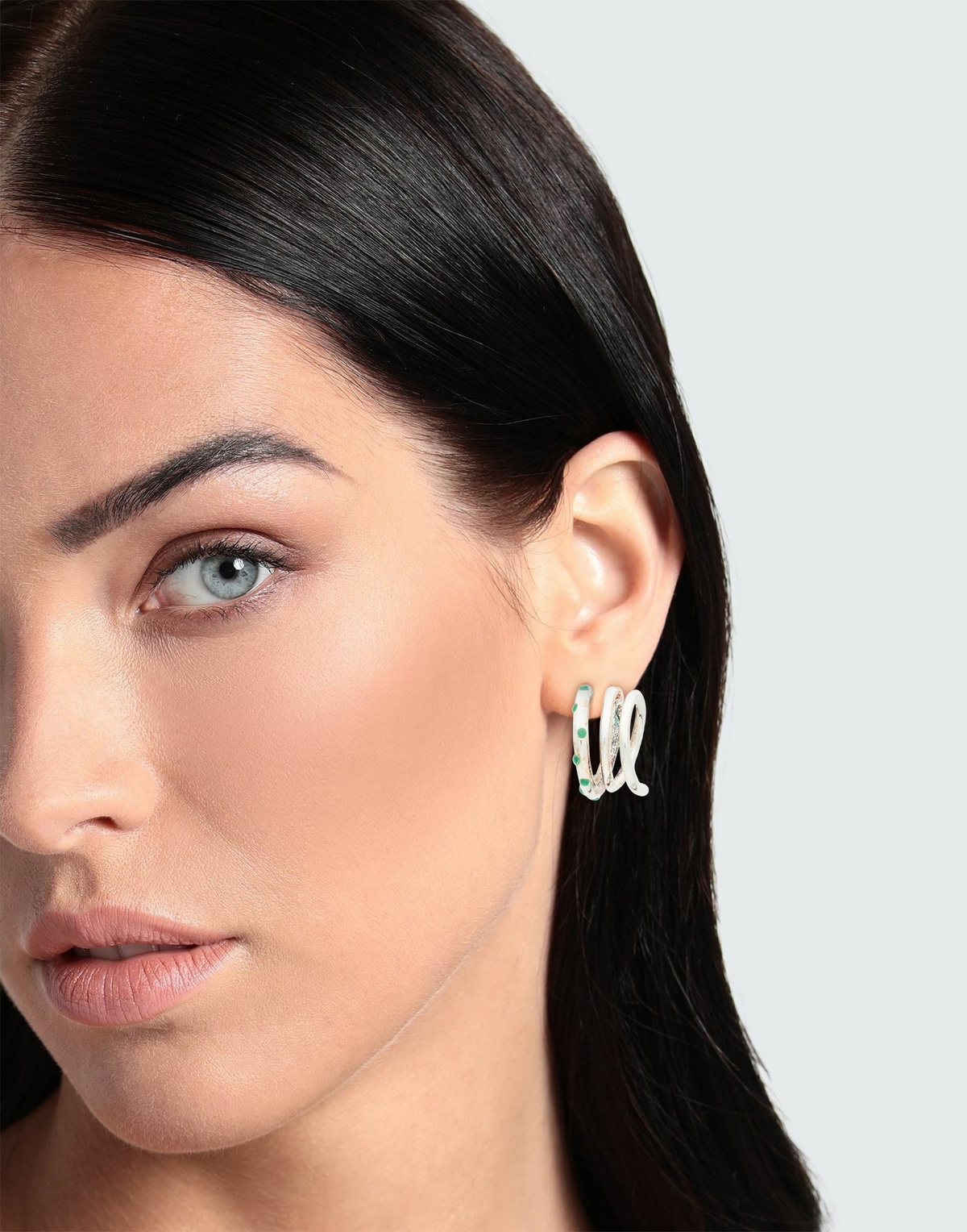 Sunnei Womens Single Earring in Silver