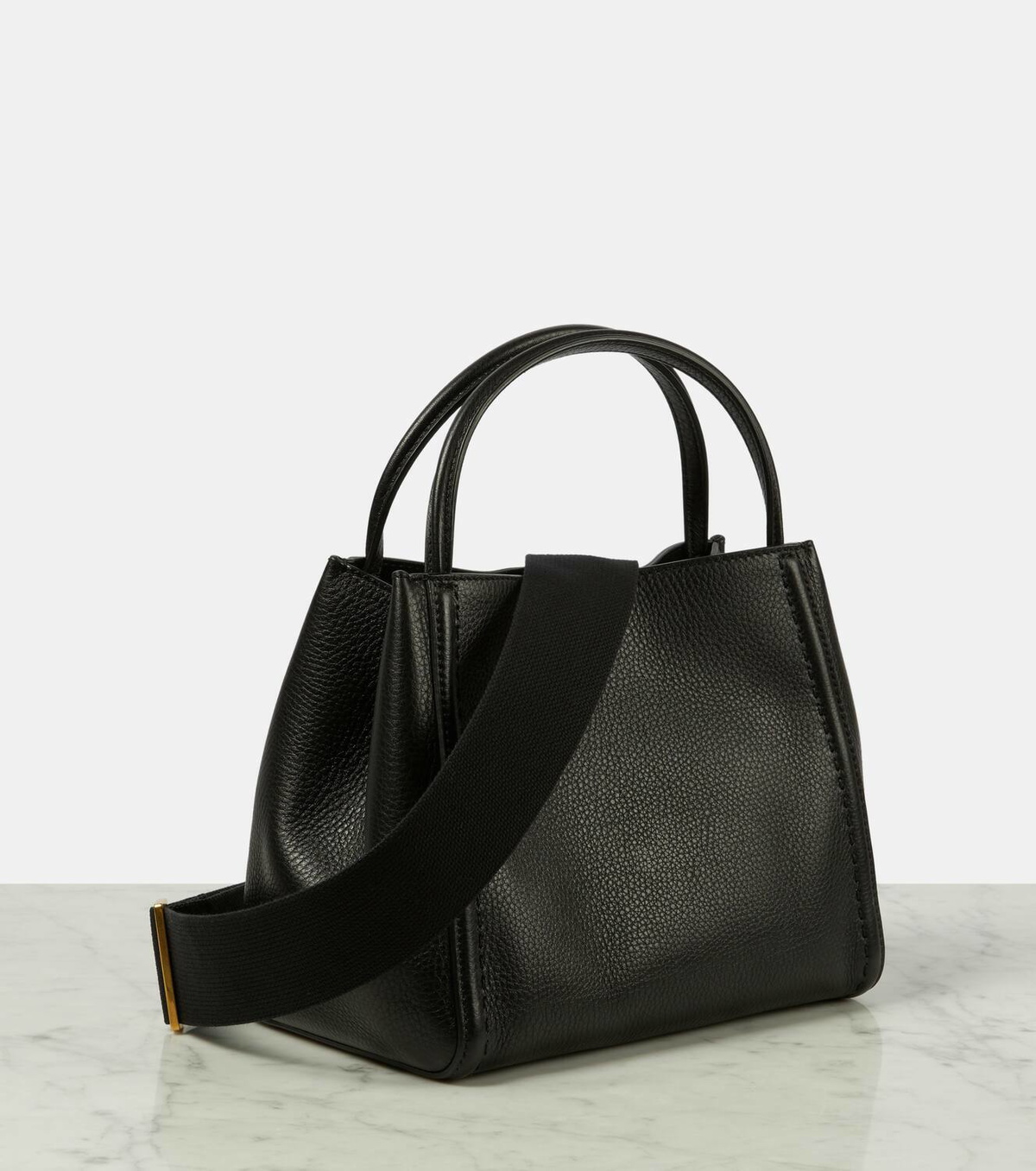 Valentino Garavani Alltime Medium grained leather tote bag
