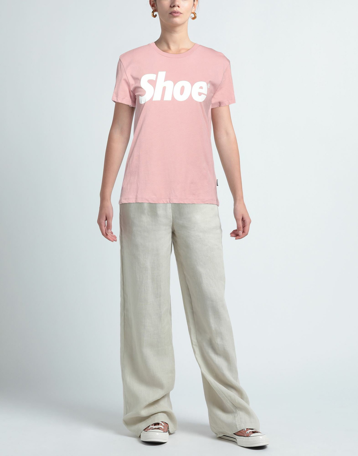 Shoe Womens T-shirt Antique rose