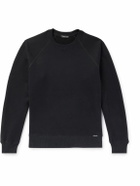 TOM FORD - Cotton-Blend Jersey Sweatshirt - Black