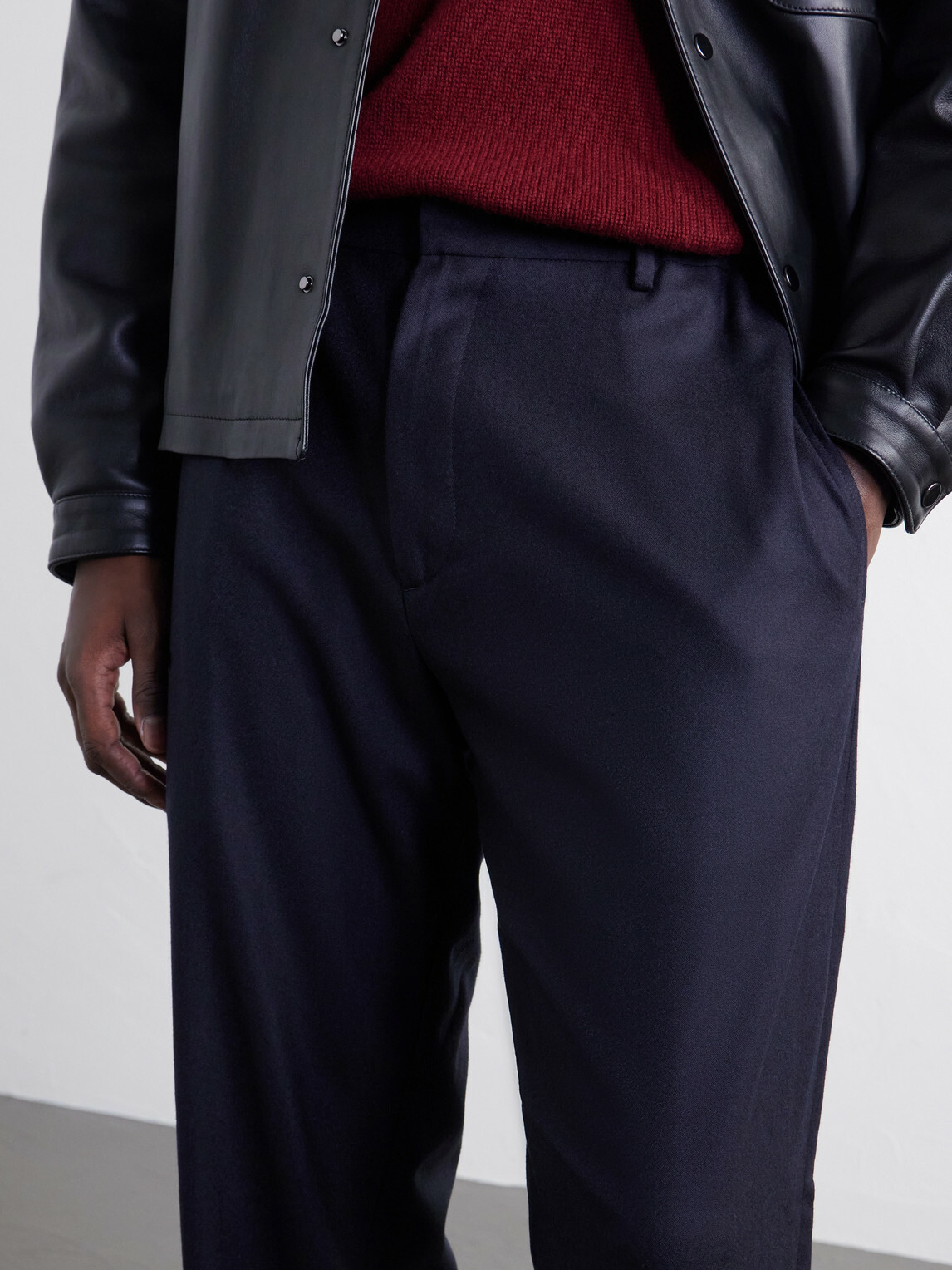 Boglioli - Straight-Leg Woven Virgin Wool Trousers - Blue