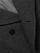 Polo Ralph Lauren - Double-Breasted Melton Wool-Blend Peacoat - Gray