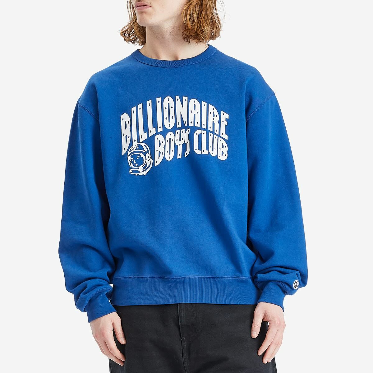 Billionaire Boys Club Men's Arch Logo Crew Sweatshirt in Royal Blue