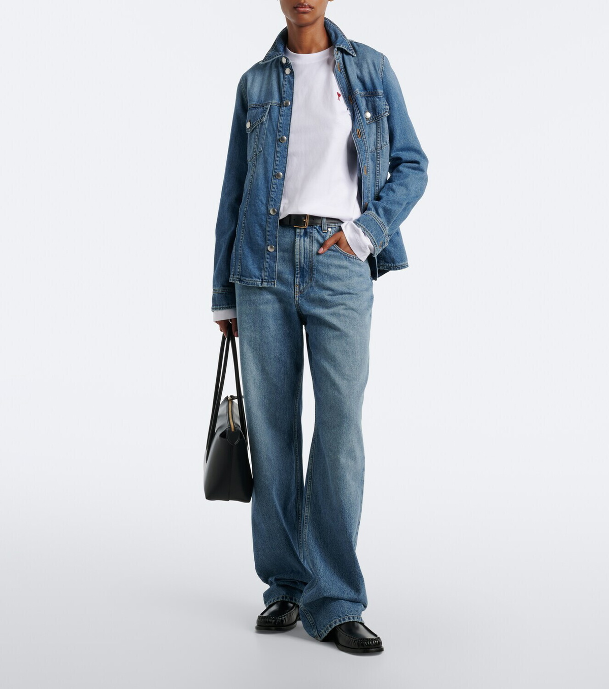 Ami Paris Ami De Cœur cotton jersey T-shir