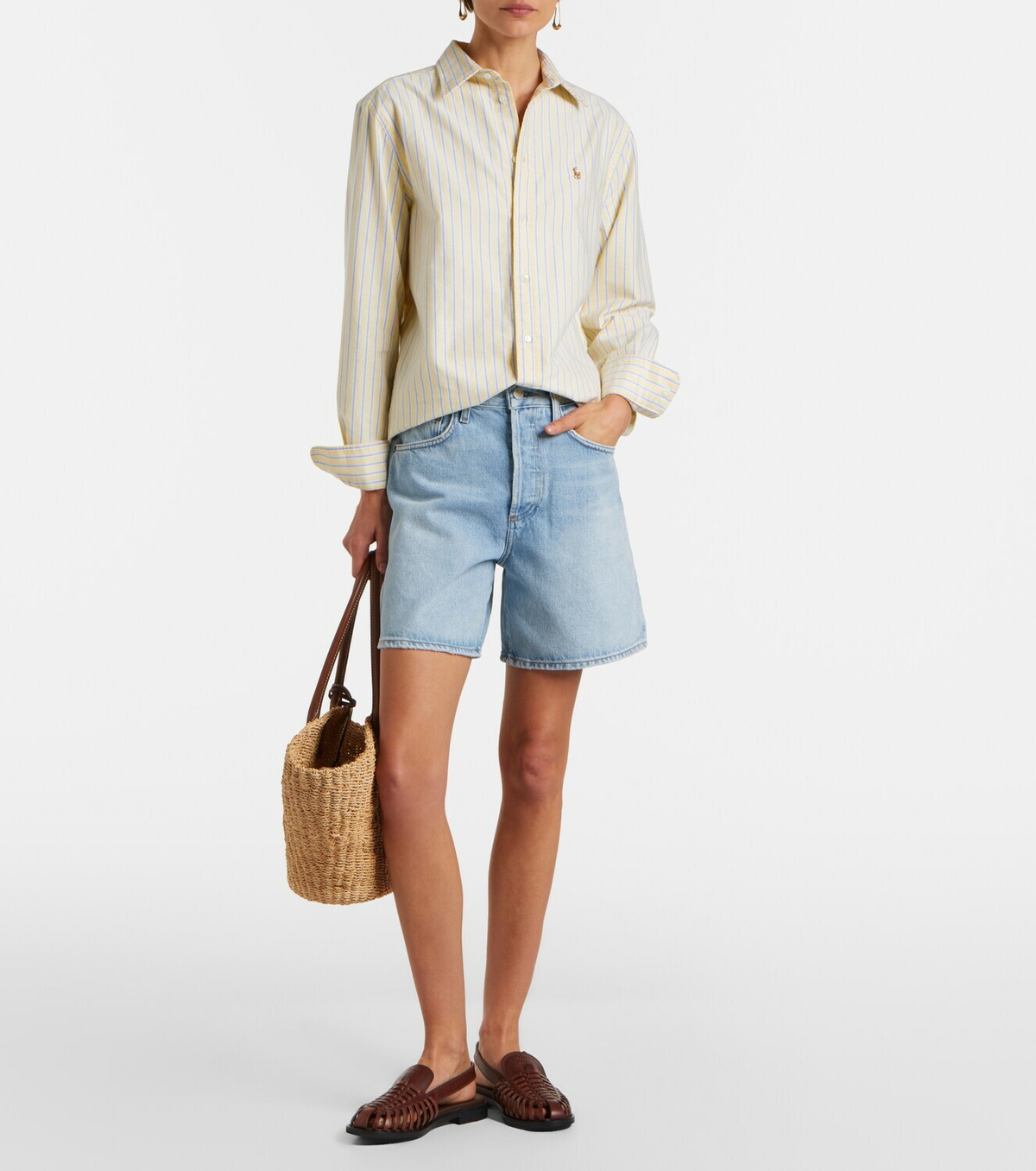Agolde Dame denim shorts