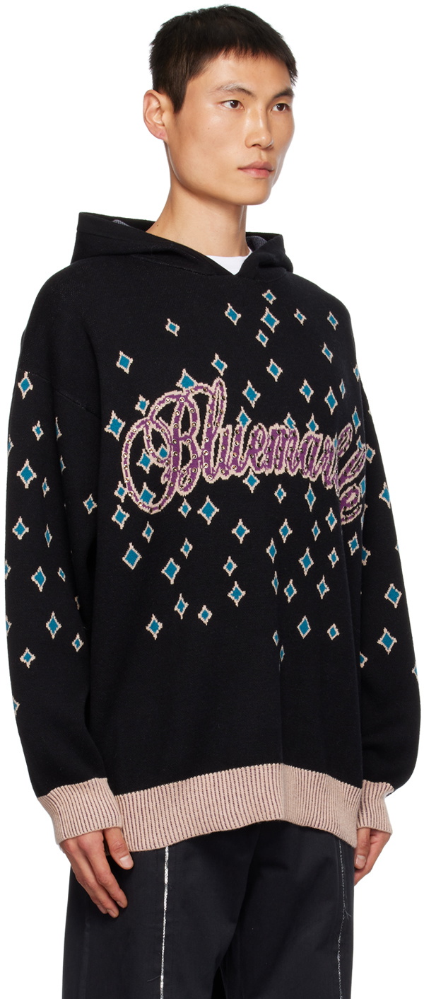 BLUEMARBLE Black Rhinestoned Hoodie