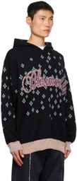BLUEMARBLE Black Rhinestoned Hoodie
